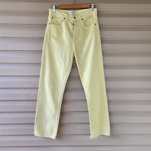 Agolde 90's straight jeans limoncello size 26 - Picture 4 of 13